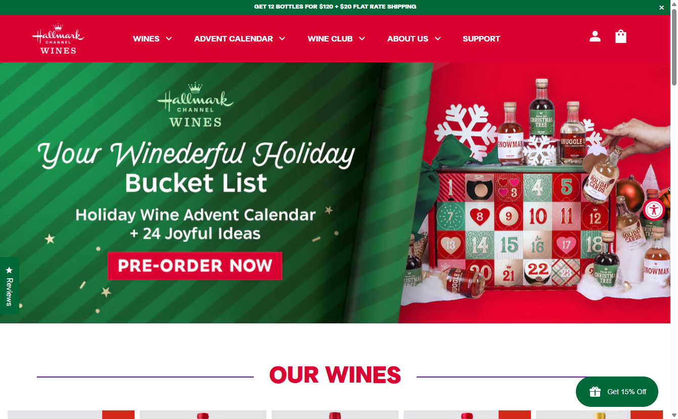 HallmarkChannelWines.com